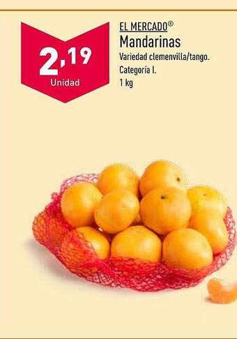 ALDI El mercado mandarinas oferta