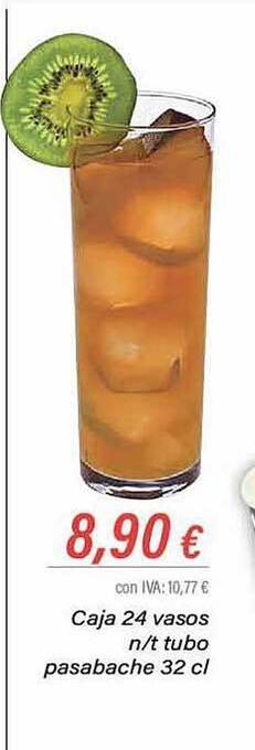 Cash Ifa Caja 24 vasos n-t tubo pasabache oferta