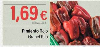 Cash Ifa Pimiento rojo granel oferta
