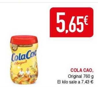 Cola cao, original