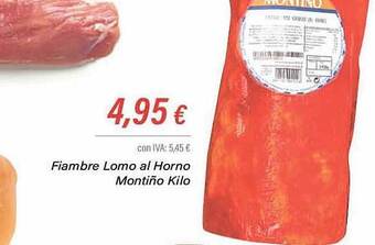 Cash Ifa Fiambre lomo al horno montiño oferta