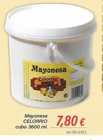 Cash Ifa Mayonesa celorrio cubo oferta
