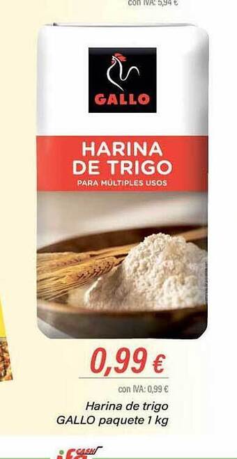 Cash Ifa Harina de trigo gallo oferta