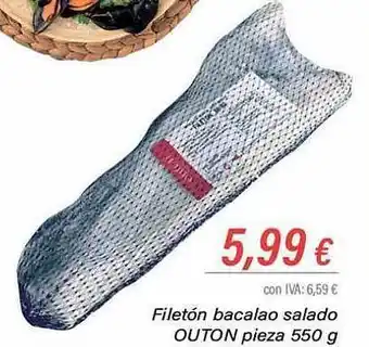 Cash Ifa Filetón bacalao salado outon oferta