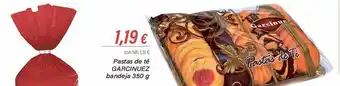 Cash Ifa Pastas de té garcinuez bandeja oferta