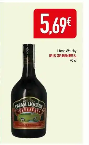Masymas Licor whisky iris greeners oferta
