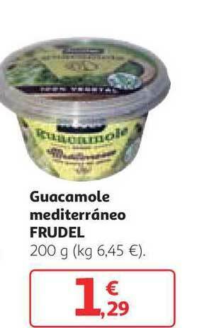 Alcampo Guacamole Mediterráneo Frudel 200g oferta