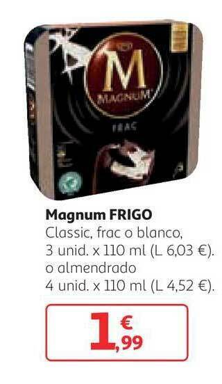 Alcampo Magnum Frigo 3 unid. x 110 ml oferta
