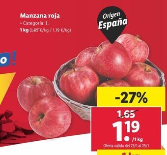 Lidl Manzanas oferta