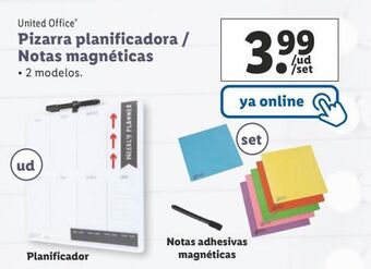 Lidl Pizarra magnética united office oferta
