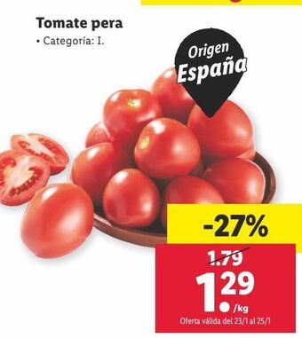 Lidl Tomates oferta