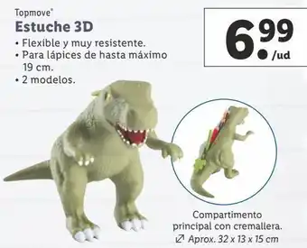 Lidl Estuche escolar top move oferta