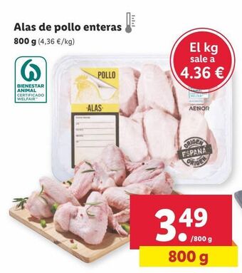 Lidl Alas de pollo oferta