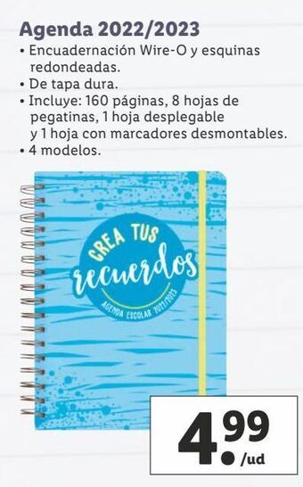 Lidl Agenda oferta