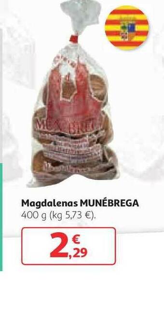 Alcampo Magdalenas Munébrega 400g oferta