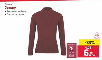 Lidl Jersey esmara oferta