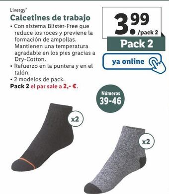 Lidl Calcetines livergy oferta