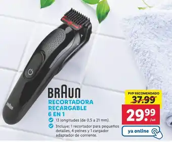 Lidl Recortador de pelo braun oferta