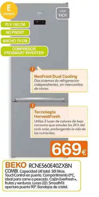 Expert BEKO RCNE560E40ZXBN oferta