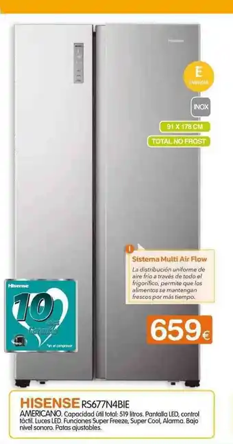 Expert HISENSE RS677N4BIE oferta