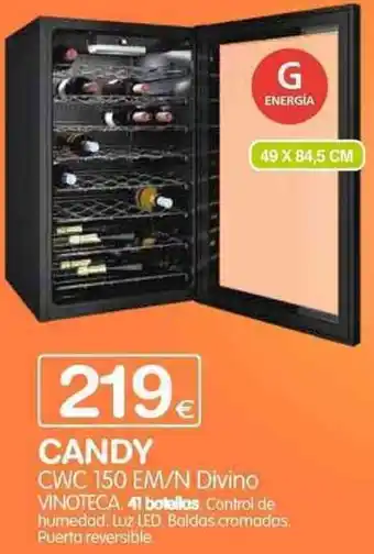 Expert Candy CWC 150 Em/N Divino Vinoteca oferta