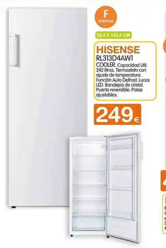 Expert Hisense RL313D4AWI Cooler oferta