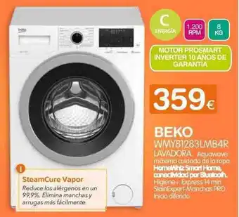 Expert Beko WMY81283LMB4R Lavadora oferta