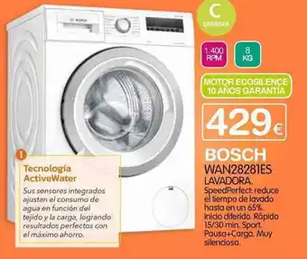 Expert Bosch WAN28281ES Lavadora oferta