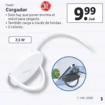 Lidl Cargador oferta