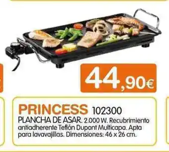 Expert Princess 102300 Plancha de Asar oferta