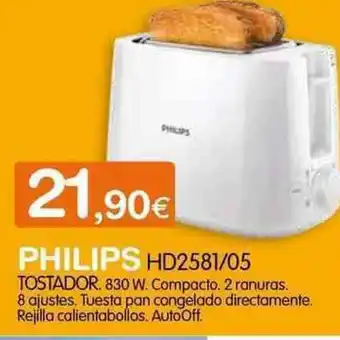 Expert Philips HD2581/05 Tostador oferta
