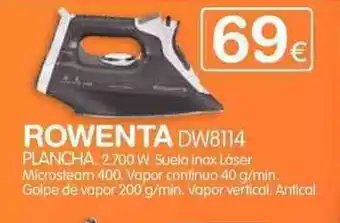 Expert Rowenta DW8114 Plancha oferta