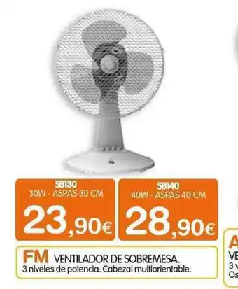 Expert FM Ventilador De Sobremesa oferta