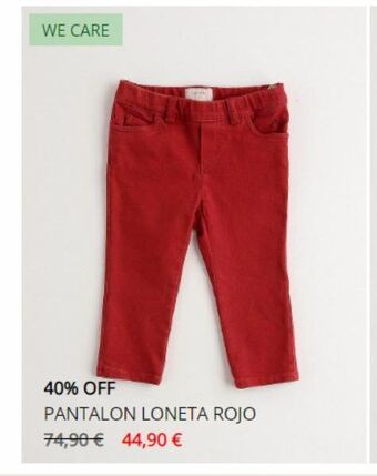 Nanos Pantalones care oferta