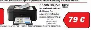 Microsshop Pare pixma tr4550 wifi impresión automática a doble cara fax alimentador automático de documentos: 20 hojas incluye pg-545 oferta