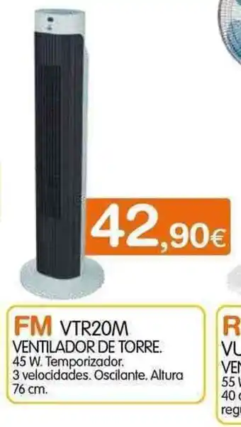 Expert Fm VTR20M Ventilador de Torre oferta