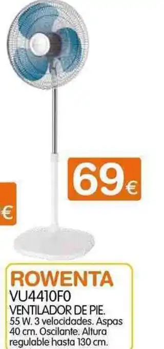 Expert Rowenta VU4410F0 Ventilador de Pie oferta
