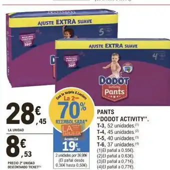 E.Leclerc Pañales dodot activity oferta