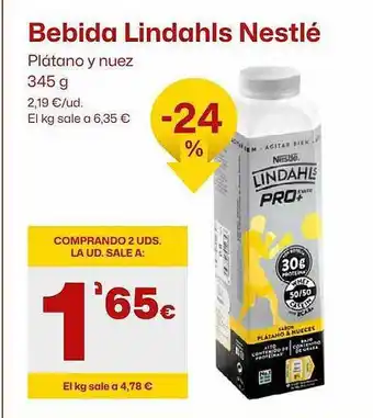 AhorraMas Bebida lindahls nestlé oferta