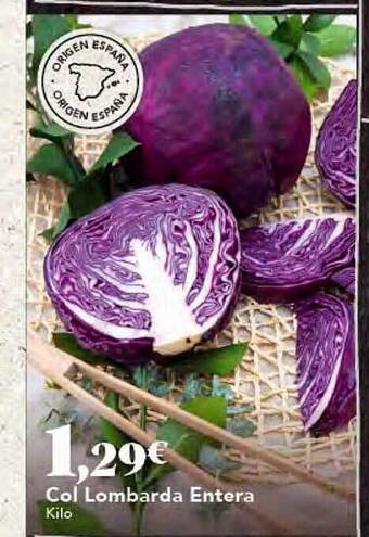 Gadis Col lombarda entera oferta