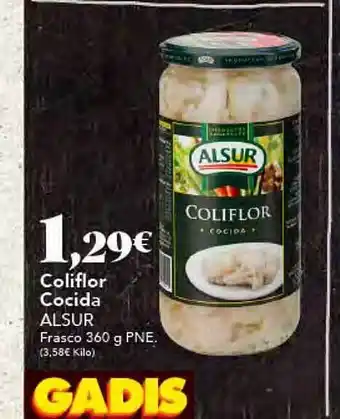 Gadis Coliflor cocida alsur oferta