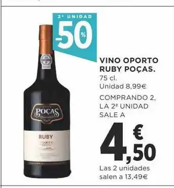 Supercor Exprés Vino oporto ruby poças oferta