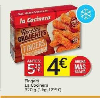 Supermercados Charter Fingers la cocinera oferta