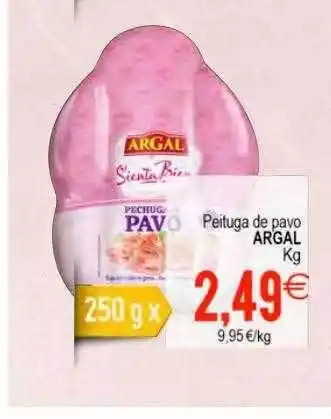 Peituga de pavo argal