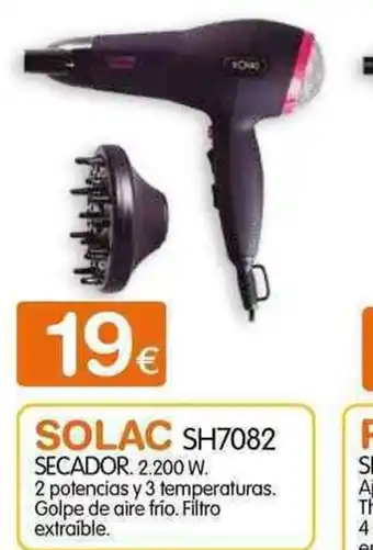 Expert Solac SH7082 Secador oferta