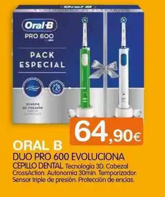 Expert Oral B Duo Pro 600 Evoluciona Cepillo Dental oferta