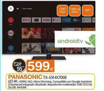 Expert Panasonic TX-55HX700E LED 4K oferta