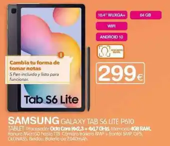 Expert Samsung Galaxy Tab S6 Lite P610 oferta