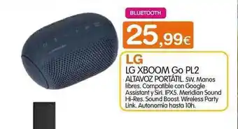 Expert LG XBoom GO PL2 oferta