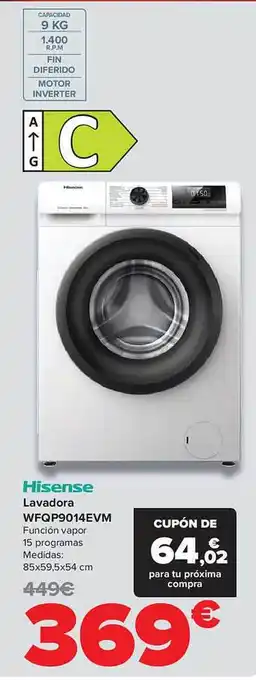 Carrefour Hisense lavadora oferta